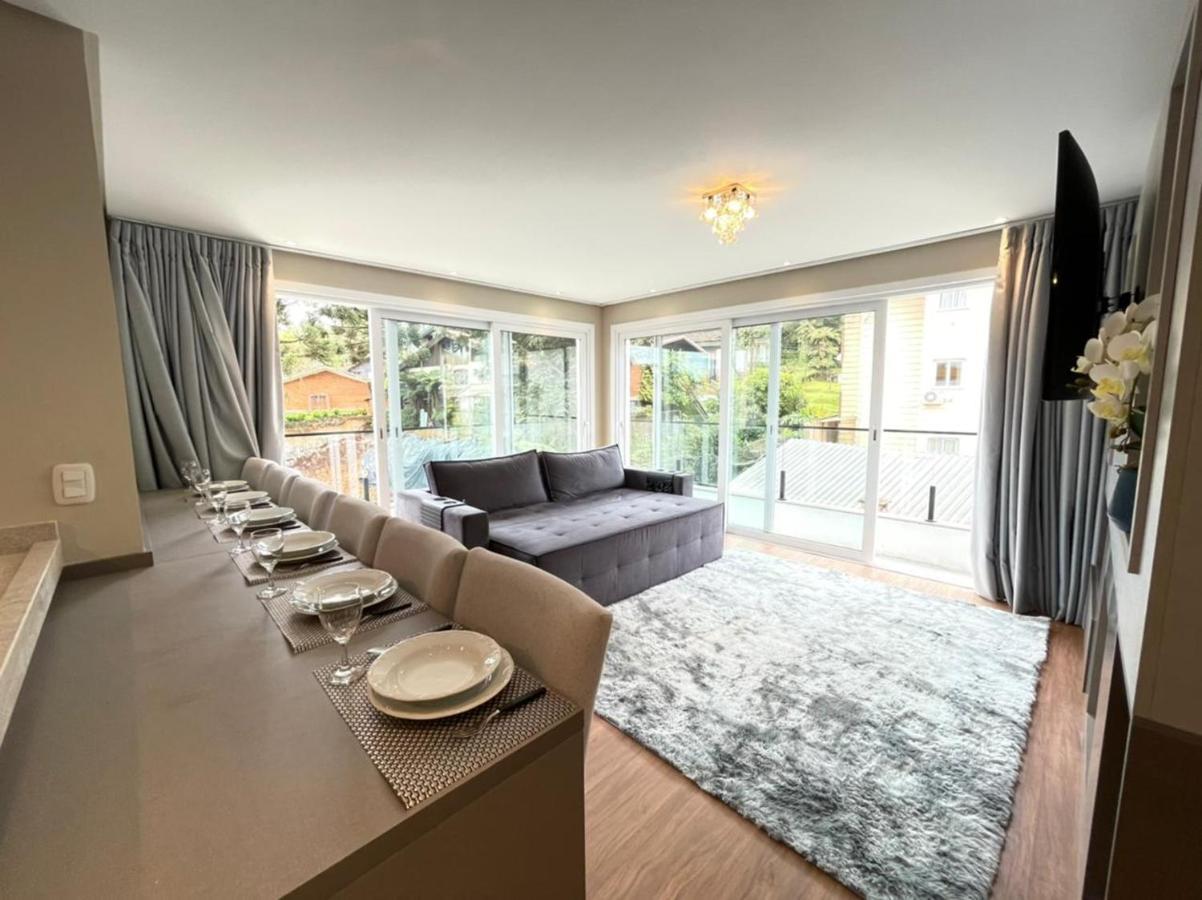 Apartamento Luz Da Aurora - Proximo A Rua Coberta Gramado Ngoại thất bức ảnh
